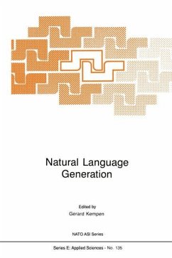 Natural Language Generation - Kempen, G.A. (Hrsg.)