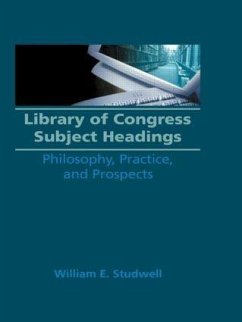 Library of Congress Subject Headings - Studwell, William E; Carter, Ruth C