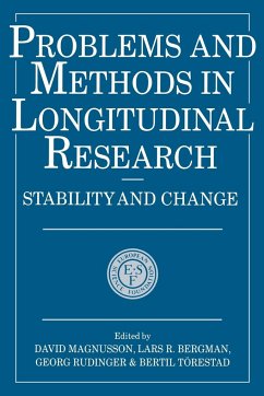 Problems and Methods in Longitudinal Research - Torestad, Bertil