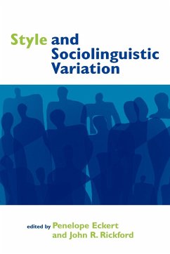 Style and Sociolinguistic Variation