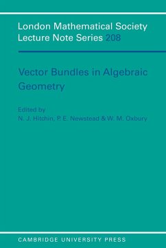 Vector Bundles in Algebraic Geometry - Hitchin, N. J. / Newstead, P. E. / Oxbury, W. M. (eds.)