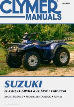 Suzuki LT-4WD, LT-F4WDX & LT-F250 ATV (1987-1998) Service Repair Manual - Haynes Publishing