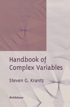 Handbook of Complex Variables - Krantz, Steven G.