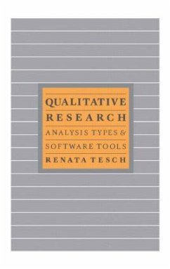 Qualitative Types - Tesch, Renata
