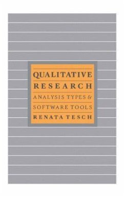 Qualitative Types: Analysis Typ - Tesch, Renata