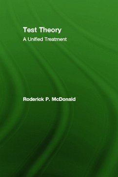 Test Theory - McDonald, Roderick P