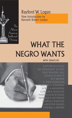 Cover What the Negro Wants