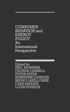 Consumer Behavior and Energy Policy - Gaskell, George