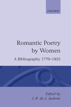 Romantic Poetry by Women - Jackson, J R de J