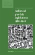 Decline and Growth in English Towns... - Bild 1