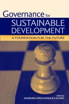 Governance for Sustainable Development - Ayre, Georgina; Callway, Rosalie