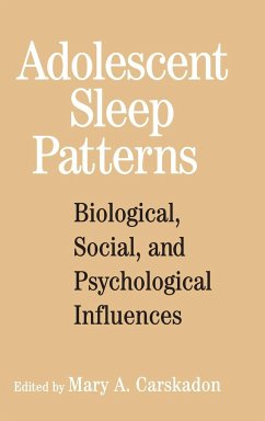 Adolescent Sleep Patterns - Carskadon, A. (ed.)