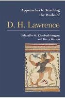 Approaches to Teaching the Works of D. H. Lawrence