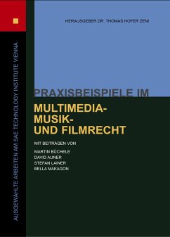Cover Praxisbeispiele im Multimedia-, Musik- und Filmrecht