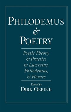 Cover Philodemus and Poetry