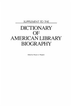 Supplement to the Dictionary of American Library Biography - Wiegand, Wayne