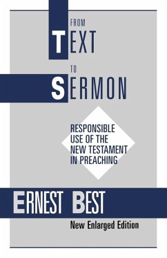 From Text to Sermon - Best, Ernest E.
