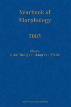 Yearbook of Morphology 2003 - Booij