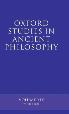 Oxford Studies in Ancient Philosophy - Sedley, David (ed.)