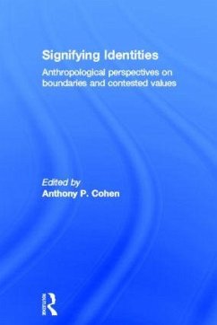 Signifying Identities - Cohen, Anthony P. (ed.)