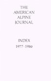 American Alpine Journal Index: 1977-1986