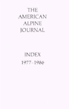 American Alpine Journal Index - American Alpine Club