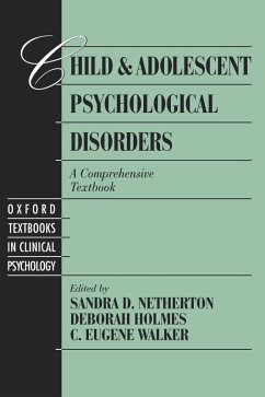 Cover Child and Adolescent Psychological Disorders