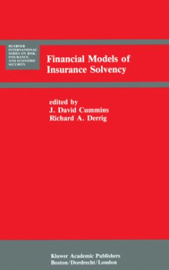 Financial Models of Insurance Solvency - Cummins, J. David / Derrig, Richard A. (Hgg.)