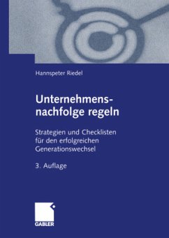 Unternehmensnachfolge regeln - Riedel, Hannspeter