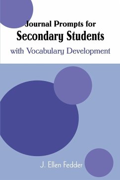 Journal Prompts for Secondary Students - Fedder, J. Ellen