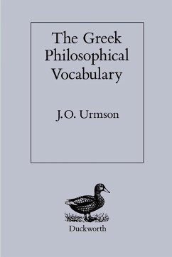 Cover Greek Philosophical Vocabulary
