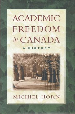 Academic Freedom in Canada - Horn, Michiel