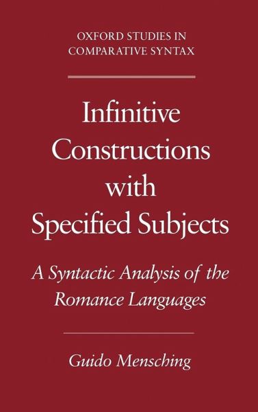 Infinitive Constructions with Specified Subjects Infinitive Constructions with Specified Subjects