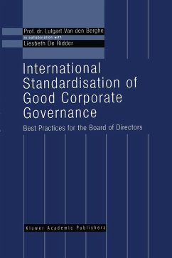 International Standardisation of Good Corporate Governance - Berghe, L. van den