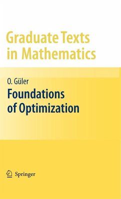 Foundations of Optimization - Güler, Osman