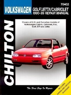 Volkswagen Golf, Jetta, and Cabriolet, 1990-98 - Chilton Automotive Books; Chilton; Desanto, Paul