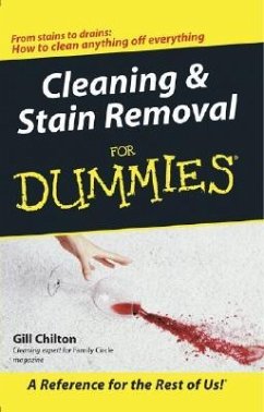Cleaning and Stain Removal for Dummies - Chilton, Gill