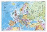 Stiefel Wandkarte Kleinformat Staaten Europas, Wandkarte, ohne Metallstäbe