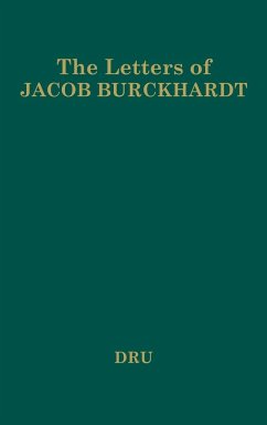 Letters - Burckhardt, Jakob Christoph; Unknown