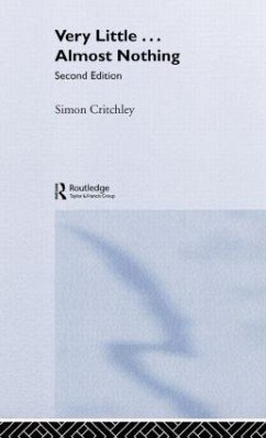 Very Little ... Almost Nothing - Critchley, Simon