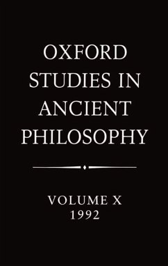 Oxford Studies in Ancient Philosophy - Annas, Julia (ed.)