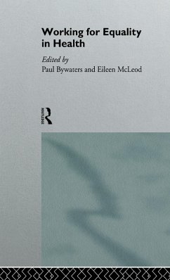Cover Working for Equality in Health