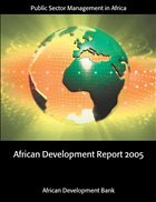 Cover African Development Report 2005