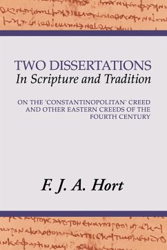 Two Dissertations In Scripture and Tradition