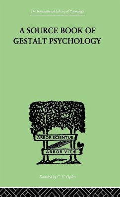 Cover A Source Book Of Gestalt Psychology