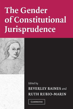 The Gender of Constitutional Jurisprudence - Baines, Beverley / Rubio-Marin, Ruth (eds.)