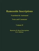 Ramesside Inscriptions, Ramesses II: Royal Inscriptions