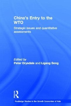 China's Entry into the World Trade Organisation - Drysdale, Peter (ed.)