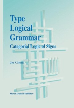 Type Logical Grammar - Morrill, G. V.
