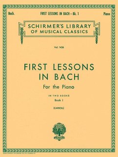 First Lessons in Bach - Book 1